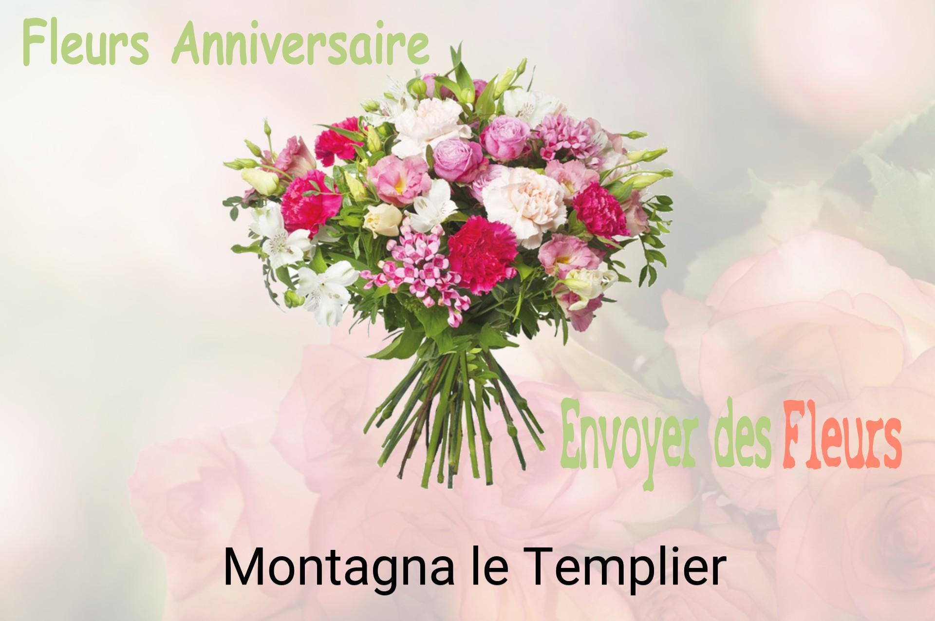Bouquet de fleurs d’anniversaire livré à Montagna-le-Templier