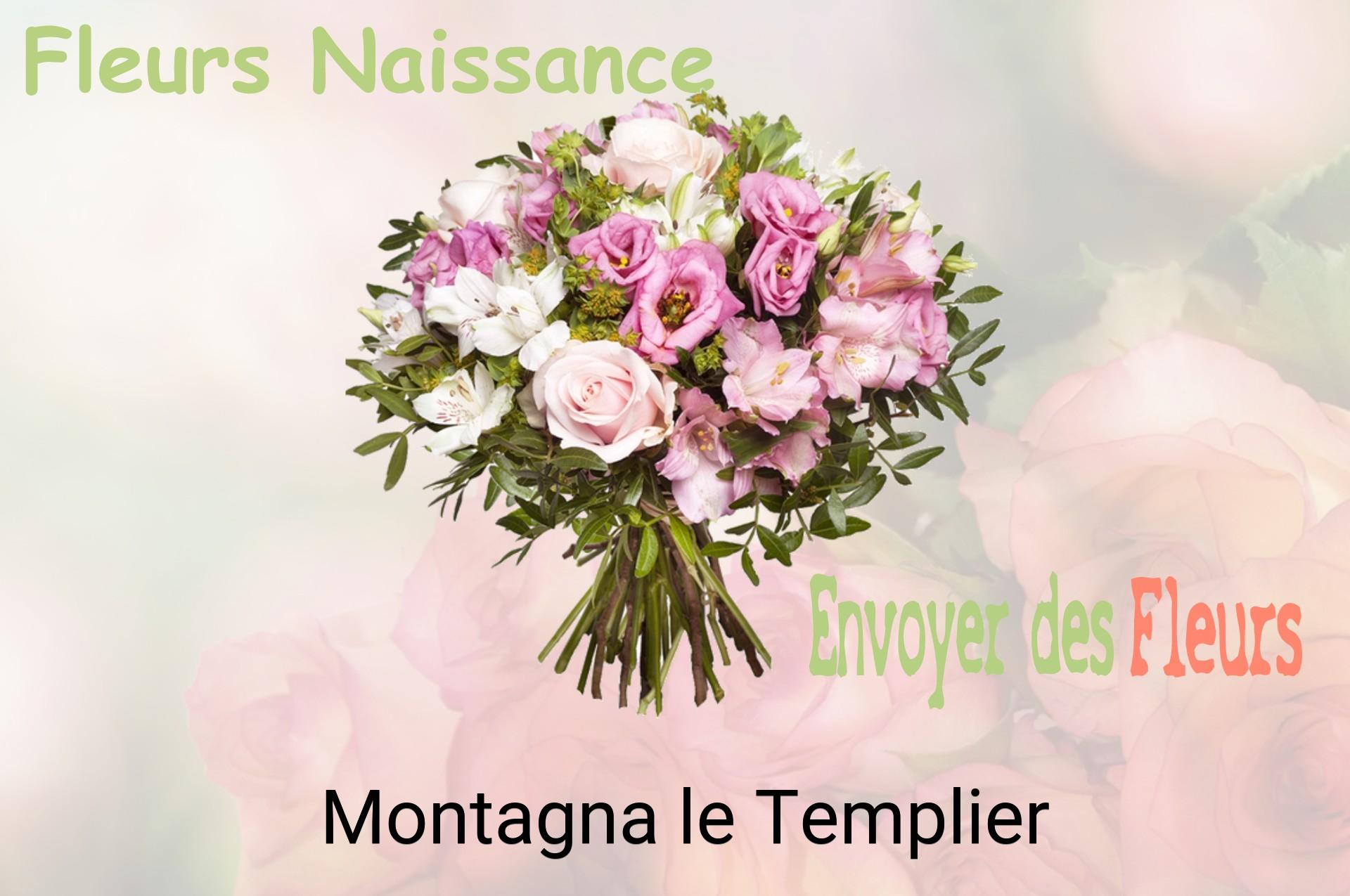 Bouquet de fleurs de naissance livré à Montagna-le-Templier